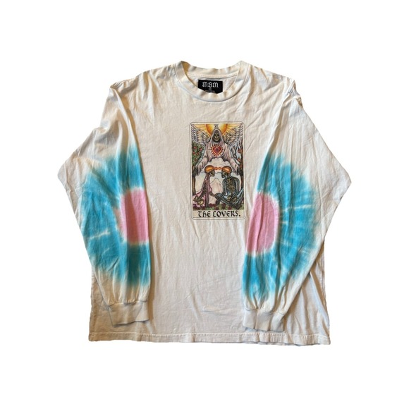 Mbm Swim Other - MBM  Marcos Alvarado Mens Long Sleeve Tee Shirt XXL White Tie Dye
